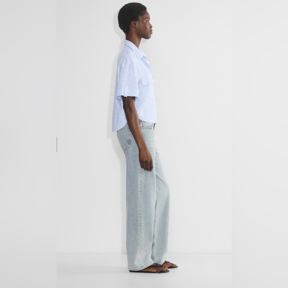 BNWT Babaton Reporter Shirt - Picture 5 of 9